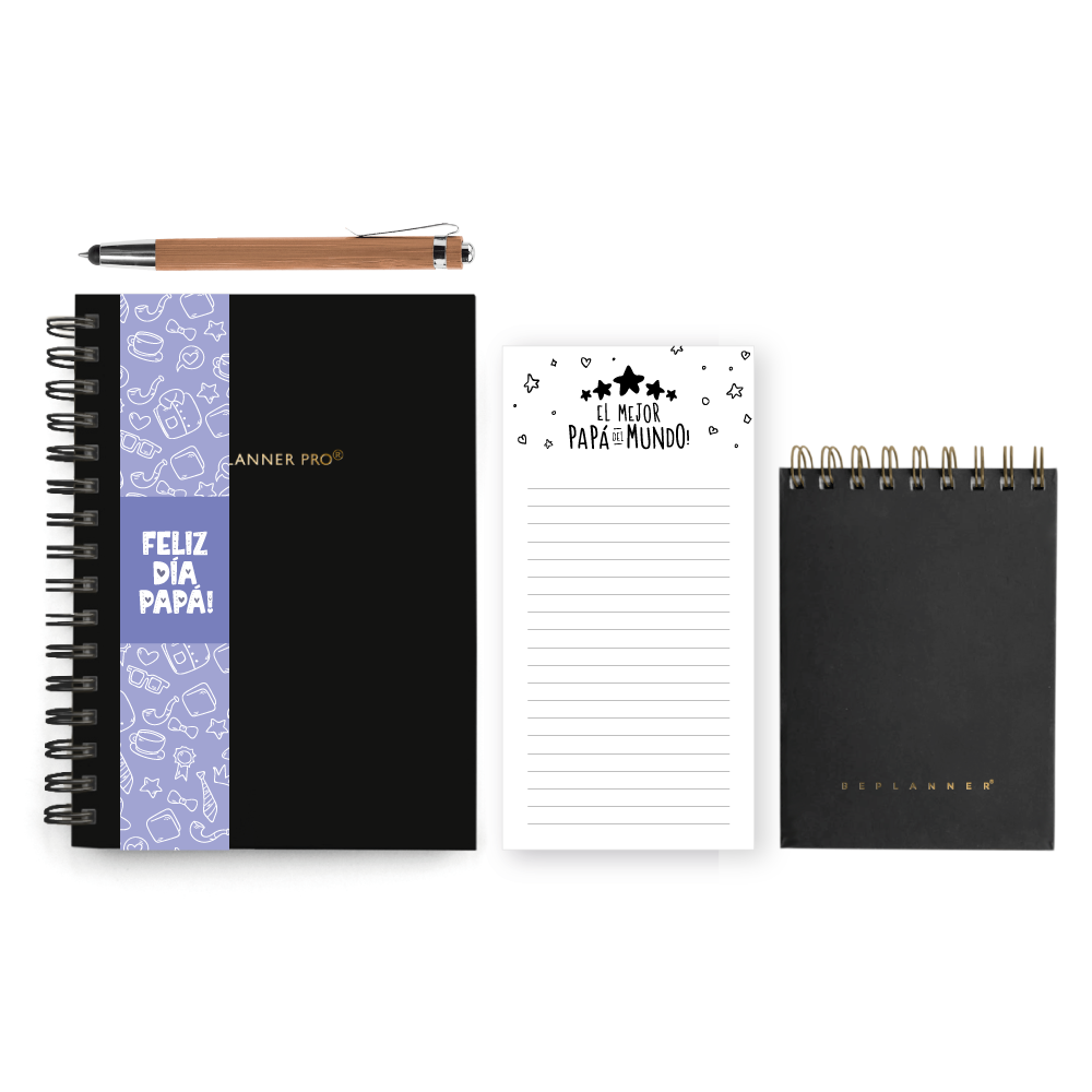 Pack Papá Planner Pro - Negro